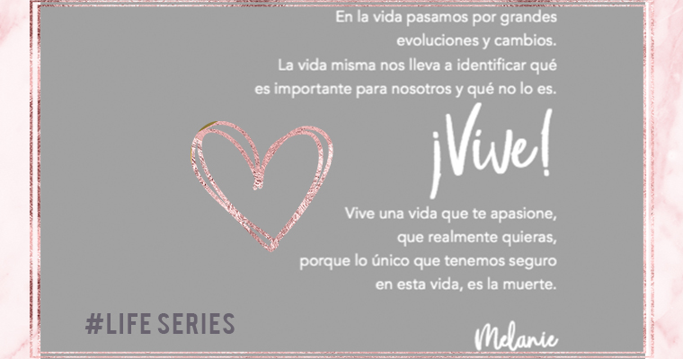 Disfruta lo que tienes mientras lo tienes